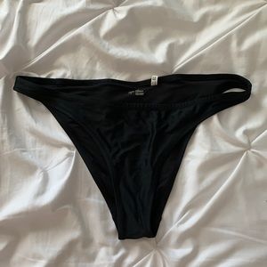 Aerie black cheeky bikini bottoms